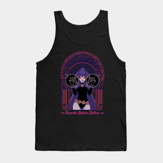 Dark Raven Tank Top by anosek1993